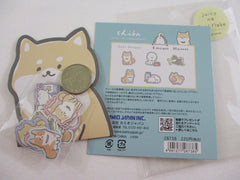 Cute Kawaii Kamio juicy na series - Shiba Dog Puppies Flake Stickers Sack - Collectible - for Journal Planner Agenda Craft Scrapbook DIY Art