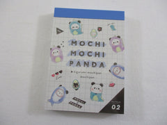 Cute Kawaii Kamio Mochi Panda Dino Shark Mini Notepad / Memo Pad - Stationery Design Writing Collection