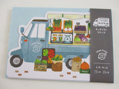 Cute Kawaii MW Food Truck Farmers Market Series Letter Set Pack - Vegie Farm Vegetables - Stationery Writing Paper Penpal Collectible