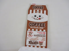 Cute Kawaii Kamio Milk Coffee Carton Die Cut Coupon Style 2.75 x 6.25 Inch Notepad / Memo Pad - Stationery Designer Paper Collection - HTF