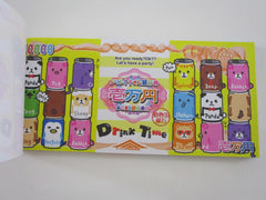 Cute Kawaii Crux Drinks Coupon Style  3.25 x 6.75 Inch Notepad / Memo Pad - Stationery Designer Paper Collection - Vintage HTF