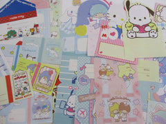 Cute Kawaii Hello Kitty Cinnamoroll My Melody Little Twin Stars Pochacco Tuxedosam Die Cut Paper Memo Note Set Sanrio