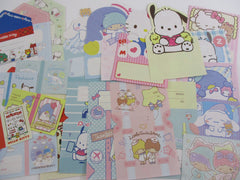 Cute Kawaii Hello Kitty Cinnamoroll My Melody Little Twin Stars Pochacco Tuxedosam Die Cut Paper Memo Note Set Sanrio