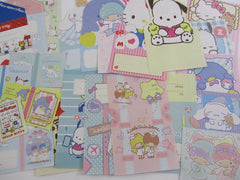 Cute Kawaii Hello Kitty Cinnamoroll My Melody Little Twin Stars Pochacco Tuxedosam Die Cut Paper Memo Note Set Sanrio