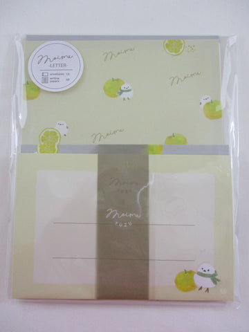 Cute Kawaii Qlia Lemon Bird Spring Autumn Letter Set Pack - Stationery Writing Paper Penpal Collectible