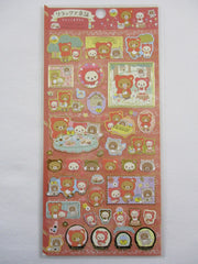 Cute Kawaii San-X Rilakkuma Bear Alice Red Riding Hood Sticker Sheet 2020 - A - for Planner Journal Scrapbook Craft