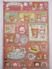 Cute Kawaii San-X Rilakkuma Bear Alice Red Riding Hood Sticker Sheet 2020 - A - for Planner Journal Scrapbook Craft