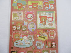 Cute Kawaii San-X Rilakkuma Bear Alice Red Riding Hood Sticker Sheet 2020 - A - for Planner Journal Scrapbook Craft