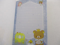 Cute Kawaii San-X Rilakkuma Bear Alice Red Riding Hood 4 x 6 Inch Notepad / Memo Pad - Stationery Designer Paper Collection