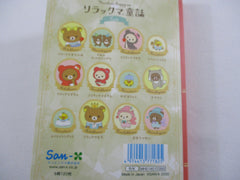 Cute Kawaii San-X Rilakkuma Bear Alice Red Riding Hood 4 x 6 Inch Notepad / Memo Pad - Stationery Designer Paper Collection