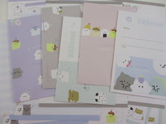 Cute Kawaii Crux Ghost Obakenu Letter Sets Stationery - writing paper envelope