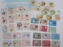 Cute Kawaii Sugar Bunnies Pack-o-stickers Flake Sticker Sack 2009 - Collectible Preowned