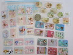 Cute Kawaii Sugar Bunnies Pack-o-stickers Flake Sticker Sack 2009 - Collectible Preowned