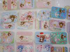 Cute Kawaii Sugar Bunnies Pack-o-stickers Flake Sticker Sack 2009 - Collectible Preowned