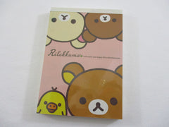 Cute Kawaii San-X Happy Bear Rilakkuma 4 x 6 Inch Notepad / Memo Pad - Stationery Designer Paper Collection