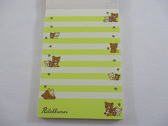 Cute Kawaii San-X Happy Bear Rilakkuma 4 x 6 Inch Notepad / Memo Pad - Stationery Designer Paper Collection