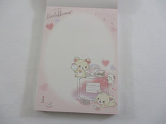 Cute Kawaii San-X Korilakkuma Bear Rilakkuma Twin 4 x 6 Inch Notepad / Memo Pad - Stationery Designer Paper Collection