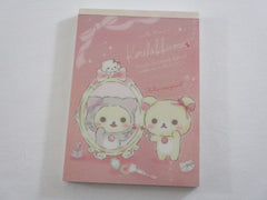 Cute Kawaii San-X Korilakkuma Bear Rilakkuma Twin 4 x 6 Inch Notepad / Memo Pad - Stationery Designer Paper Collection