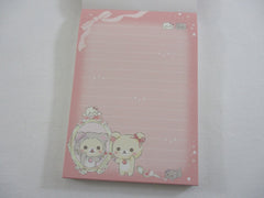 Cute Kawaii San-X Korilakkuma Bear Rilakkuma Twin 4 x 6 Inch Notepad / Memo Pad - Stationery Designer Paper Collection