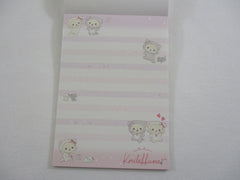 Cute Kawaii San-X Korilakkuma Bear Rilakkuma Twin 4 x 6 Inch Notepad / Memo Pad - Stationery Designer Paper Collection