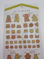 Cute Kawaii Crux Beary Bear Sticker Sheet - for Journal Planner Craft