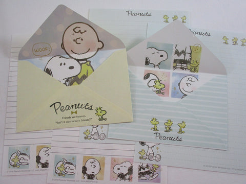 Peanuts Snoopy Letter Sets - C Friends are forever - Stationery Writing Paper Envelope