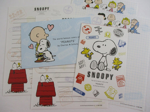 Peanuts Snoopy Letter Sets - C - Stationery Writing Paper Envelope