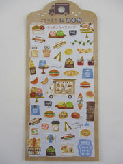 Cute Kawaii MW & Food Truck Series - Bakery Bread Croissant Breakfast Bagel Norakura Sticker Sheet - for Journal Planner Craft