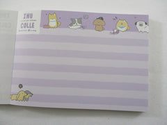 Cute Kawaii Q-Lia Dog theme 4 x 6 Inch Notepad / Memo Pad - Stationery Designer Paper Collection