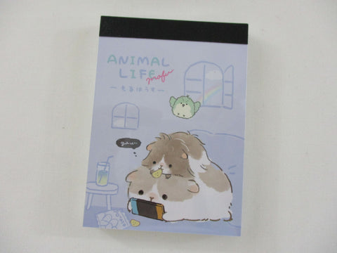 Cute Kawaii  Q-Lia Hamsters Video Phone Game Mini Notepad / Memo Pad - Stationery Designer Paper Collection