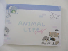 Cute Kawaii  Q-Lia Hamsters Video Phone Game Mini Notepad / Memo Pad - Stationery Designer Paper Collection