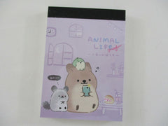 Cute Kawaii  Q-Lia Hamsters Video Phone Game Mini Notepad / Memo Pad - Stationery Designer Paper Collection