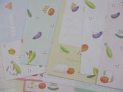 Cute Kawaii Crux Hamster Veggie Pet Vegetable Fruit Letter Sets - Stationery Writing Paper Envelope Penpal