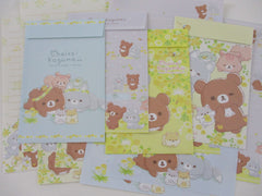 Cute Kawaii San-X Rilakkuma Chairoi Koguma Letter Sets - 2022 A - Stationery Writing Paper Envelope