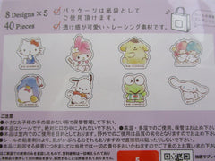 Cute Kawaii Sanrio Hello Kitty Pochacco Little Twin Stars My Melody Cinnamoroll Keroppi Tuxedosam Flake Sticker Sack 2020 - Collectible