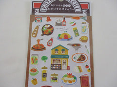Cute Kawaii MW Kotori Machi / Little Town Series - Restaurant Lunch Diner Italian Pasta Sticker Sheet - for Journal Planner Craft
