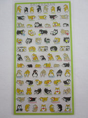 Cute Kawaii Mind Wave Dogs Puppies Playful Sticker Sheet - for Journal Planner Craft