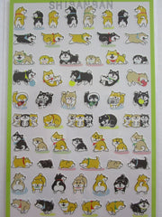 Cute Kawaii Mind Wave Dogs Puppies Playful Sticker Sheet - for Journal Planner Craft