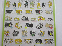 Cute Kawaii Mind Wave Dogs Puppies Playful Sticker Sheet - for Journal Planner Craft