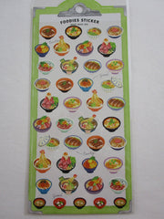 Cute Kawaii Mindwave Foodies Sticker Sheet - J - Donburi Rice Bowl - for Journal Planner Craft