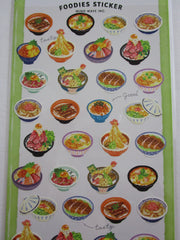 Cute Kawaii Mindwave Foodies Sticker Sheet - J - Donburi Rice Bowl - for Journal Planner Craft