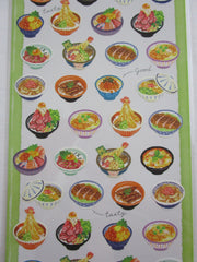 Cute Kawaii Mindwave Foodies Sticker Sheet - J - Donburi Rice Bowl - for Journal Planner Craft