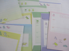 Cute Kawaii Kamio Dino Dinosaurs Letter Sets Stationery - writing paper envelope
