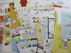 Cute Kawaii Peanuts Snoopy Paper Memo Note Set Stationery