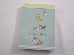 Cute Kawaii Crux Dog Shiba Mini Notepad / Memo Pad - Stationery Design Writing Collection