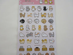 Cute Kawaii Kamio Cat Dog Kitten Puppy theme Glitter Sticker Sheet - for Journal Planner Craft Agenda Organizer Scrapbook