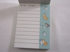 Cute Kawaii Crux Dog Shiba Mini Notepad / Memo Pad - Stationery Design Writing Collection