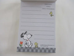 Cute Kawaii Peanuts Snoopy Mini Notepad / Memo Pad Kamio -  AA Friends - Stationery Designer Paper Collection