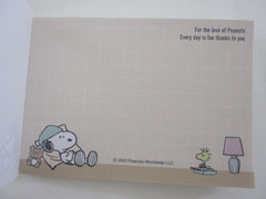 Cute Kawaii Peanuts Snoopy Mini Notepad / Memo Pad Kamio -  AB Nice Clothes - Stationery Designer Paper Collection