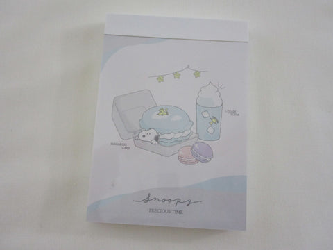 Cute Kawaii Peanuts Snoopy Mini Notepad / Memo Pad Kamio -  AD Macaroon - Stationery Designer Paper Collection